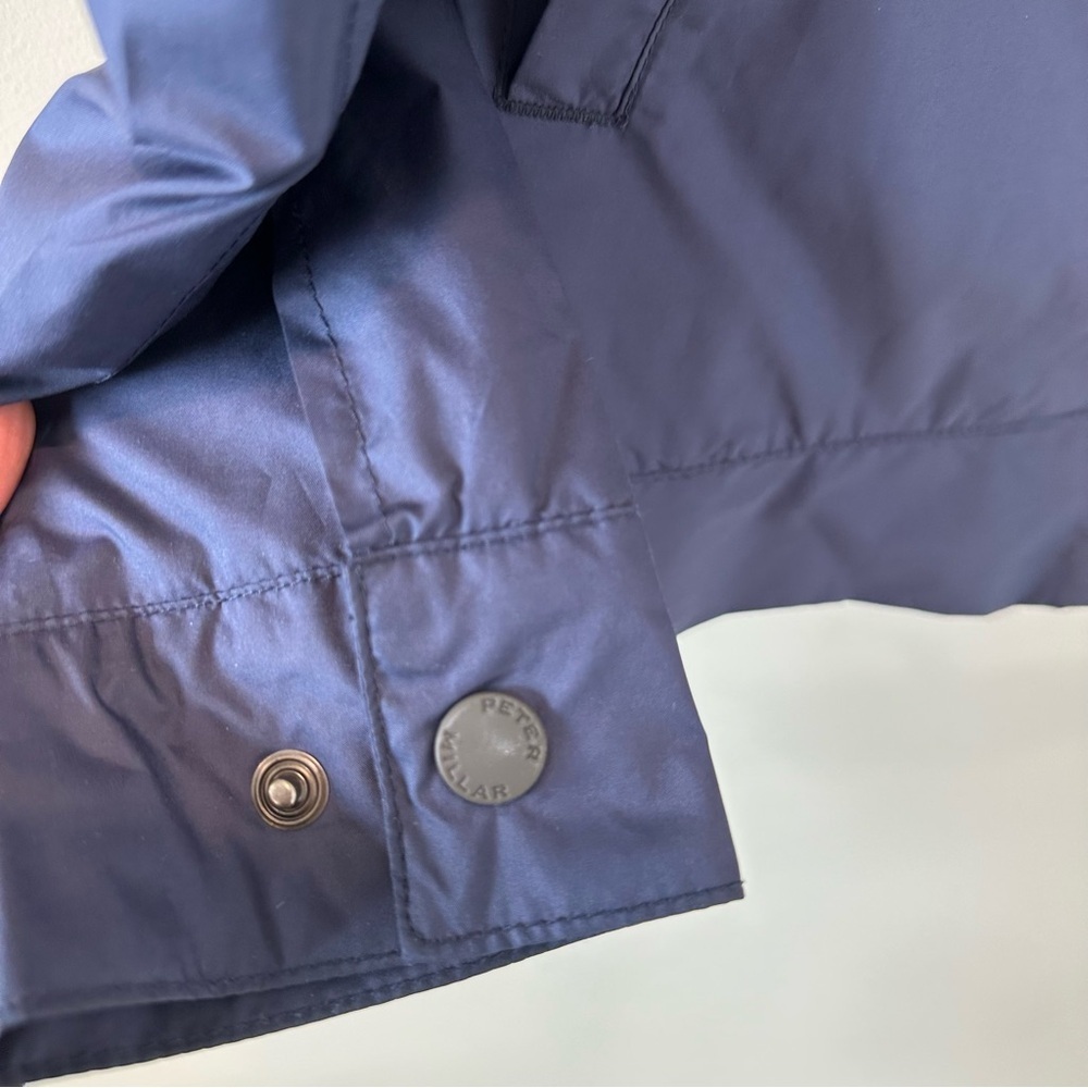 Peter Millar Hartford Jacket Mens Large Blue Full Zip Windbreaker Coat Layering - Picture 6 of 16